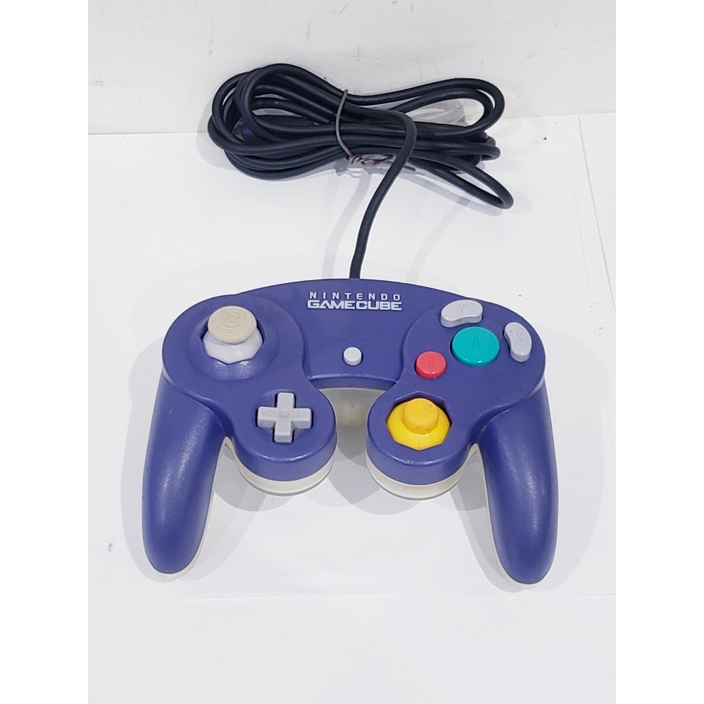 OEM Nintendo Gamecube Controller Indigo Clear DOL-003 - Tested